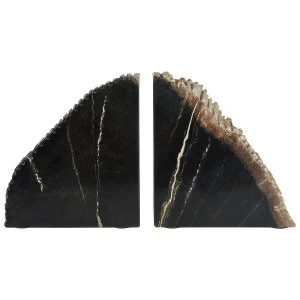 Image of Premier Housewares Relic Set of 2 Bookends - Petrified Wood