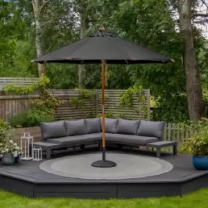 Image of Styx 3m Deluxe Wooden Parasol