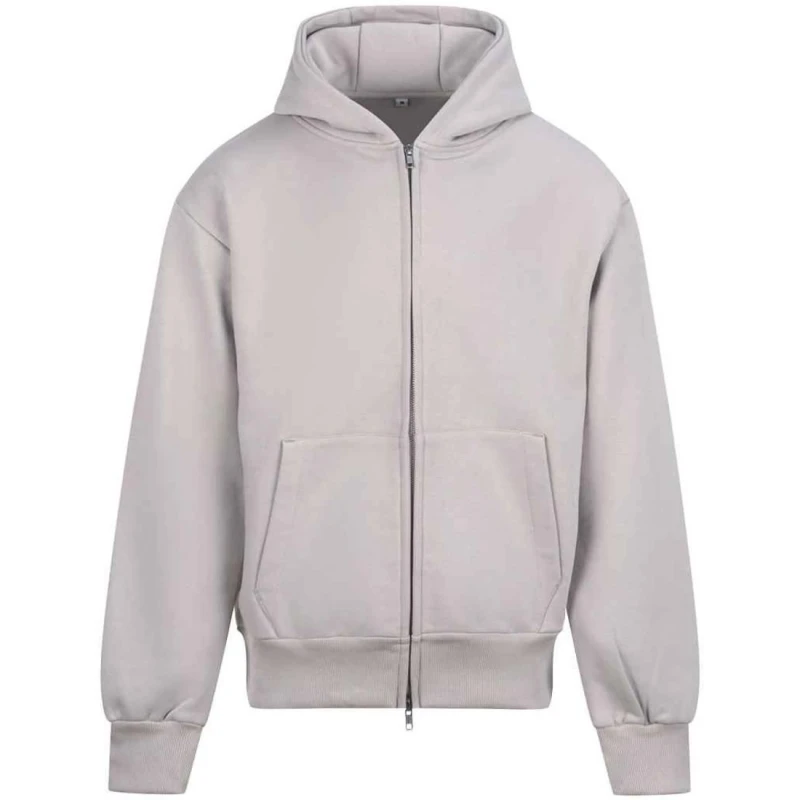 Image of AWDis AWDis Men Signature Heavyweight Oversized Full Zip Hoodie in Natural Size: X-Small Natural XS Male 5063693806965