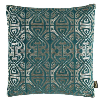 Image of Biba Biba Logo Cushion - AO Teal