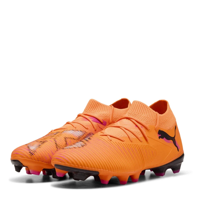 Image of Puma Future 8 Match Firm Ground Football Boots Orange/Black male 7 (40.5)