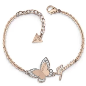 Image of Ladies Guess Stainless Steel