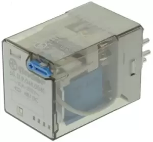 Image of Finder, 48V dc Coil Non-Latching Relay 3PDT, 10A Switching Current Plug In, 3 Pole, 60.13.9.048.0040