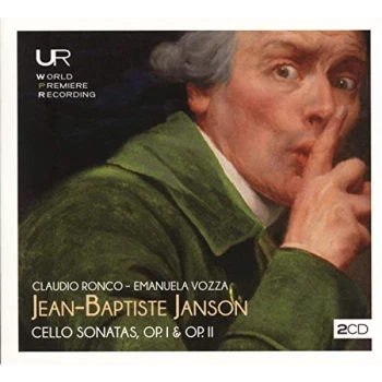 Image of Claudio Ronco & Emanuel Vozza - Jean-Baptiste Janson: Cello Sonatas, Op. I & Op. II CD