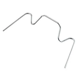 Image of Nickel Effect Metal Glazing Clip Pack of 25