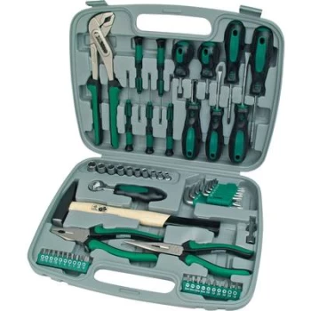Image of Brueder Mannesmann M29057 Tool box (+ tools) 57 Piece