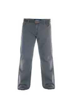 Image of London Kingsize Canary Bedford Cord Trousers With Belt