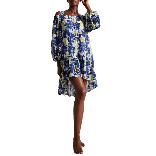 Image of Ted Baker Rossey Kaftan 10 (S) Blue 35026618350