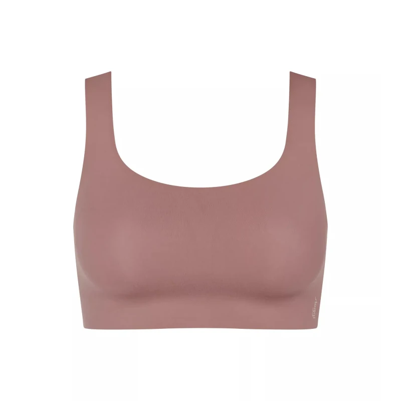 Image of Sloggi Zero Feel 2.0 Bralette with Scoop Neck Cocoa Women XS;S;M;L;XL;XXL