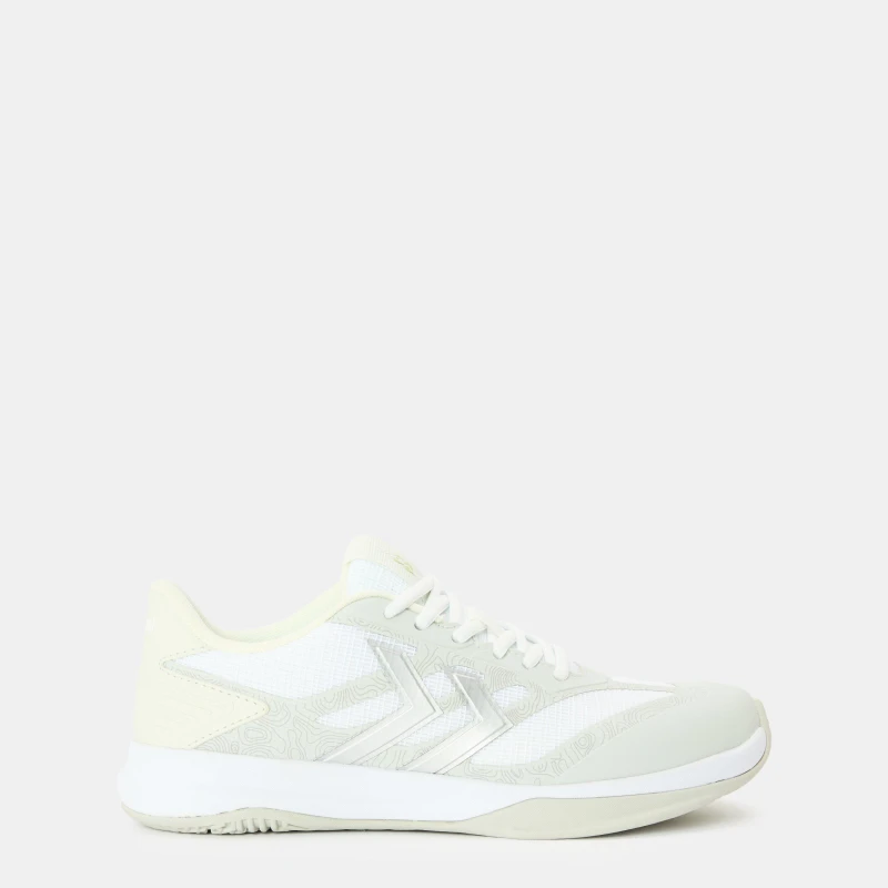 Image of Hummel Womens Dagaz Handball Trainers White/Grey female 7 (40)