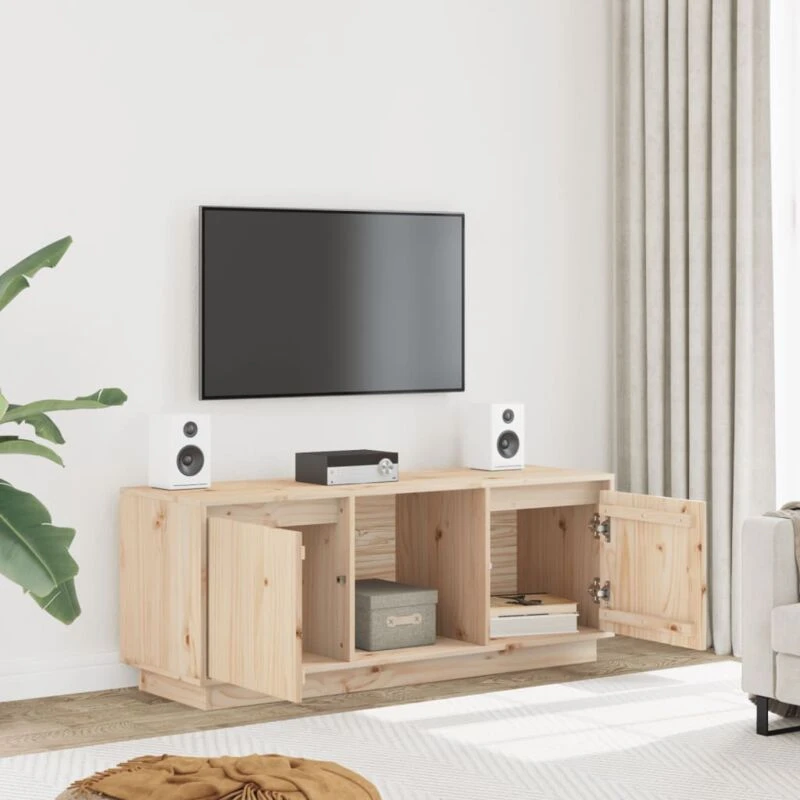 Image of VIDAXL TV Cabinet 110.5x35x44cm Solid Wood Pine Vidaxl 8720286923207