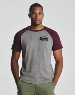 Image of Superdry Vintage Label Raglan T-Shirt