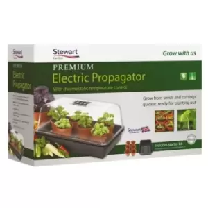 Image of Stewart Garden Thermostatic Control Electric Propagator - 38cm - Black (2597005)