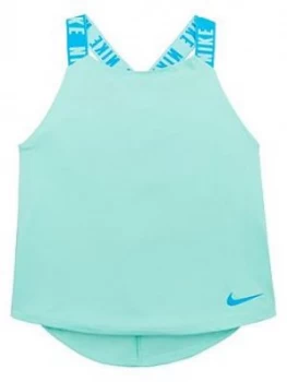 Image of Nike Dry Older Girls Elastika Training Vest - Turquoise