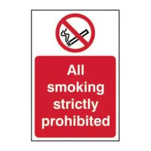 Image of All Smoking Strictly Prohibited - Sav (400 x 600mm)