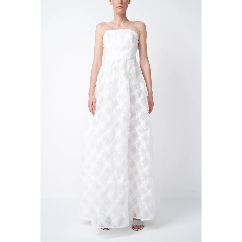 Image of True Decadence TRUE Wrap Dress White Applique female 10 (S)