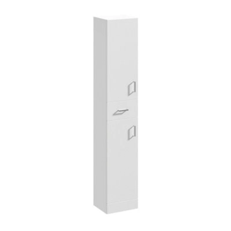 Image of Balterley Floor Standing Tall Bathroom Unit Gloss White 350mm White