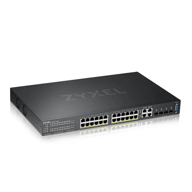 Image of Gs2220-28hp 24-port Gbe L2 Poe - Switch With Gbe Uplink In
