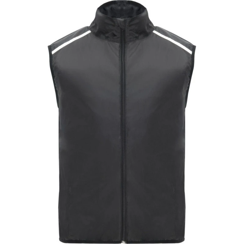 Image of ROLY ROLY Jannu Lightweight Running Body Warmer in Black Size: X-Small Black XS Unisex 5063527844897