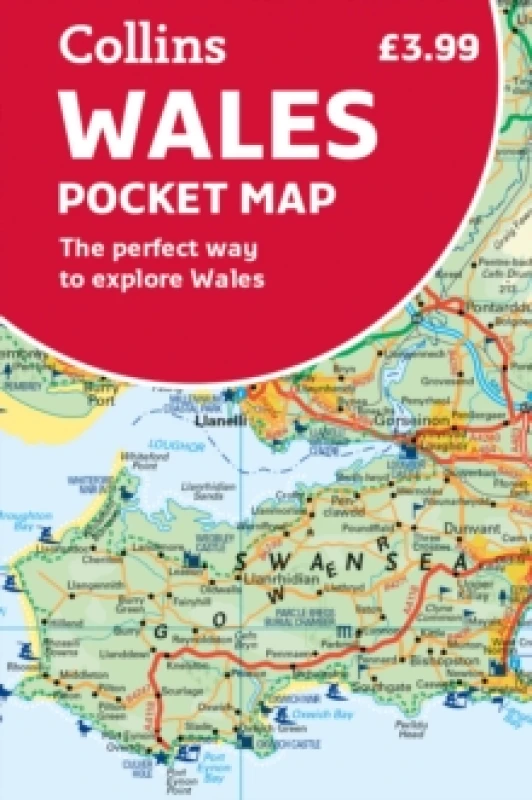 Image of Wales Pocket Map. By Collins Maps Books