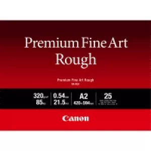 Image of Canon FA-RG1 A2 Premium FineArt Rough Photo Paper 320gsm 25 sheets