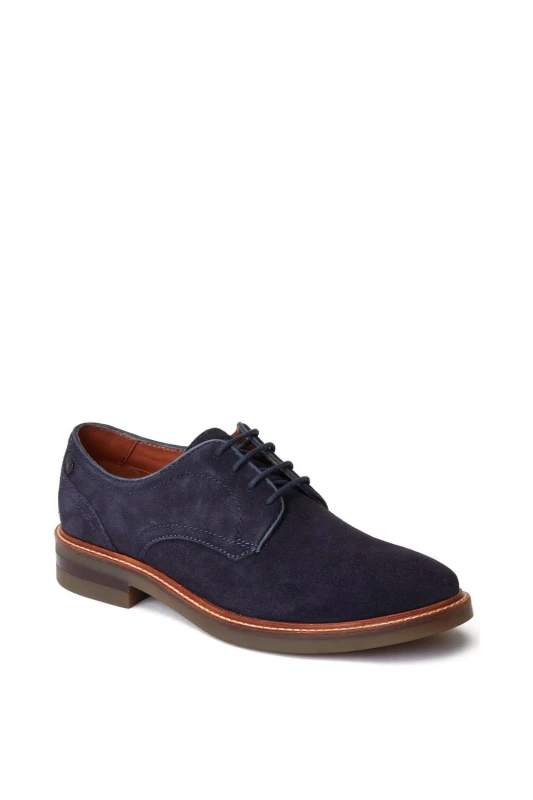 Image of Base London Base London Men Mawley Derby Shoe in Navy Size: 8 Navy 8 Male 5038538358220