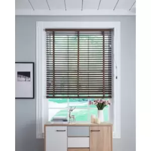 Image of Little Black Book 50Mm Wood Venetian Blind Walnut 90X130Cm