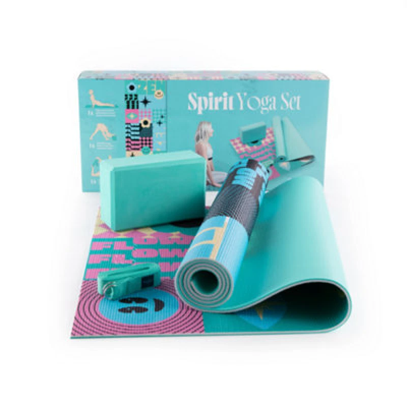 Image of Myga Complete Tizzy Design Yoga Set For Home Fitness Sessions