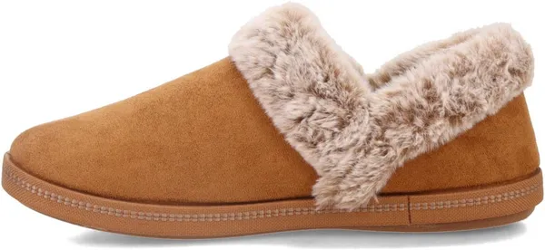 Image of Skechers Womens Cozy Campfire Fresh Toast Winter Slippers UK Size 7 (EU 40) Chestnut SKE2331-CSNT-7
