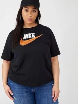 Image of Nike Nsw Icon Clash Gfx Tee (Curve) - Black