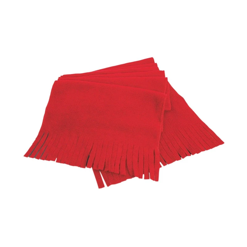 Image of Result Result Men Tassel Polartherm Winter Scarf in Red Red One Size Male 5063470449040