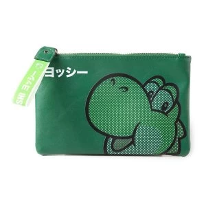 Image of Nintendo - Rubber Yoshi Face Womens Purse Wallet - Green