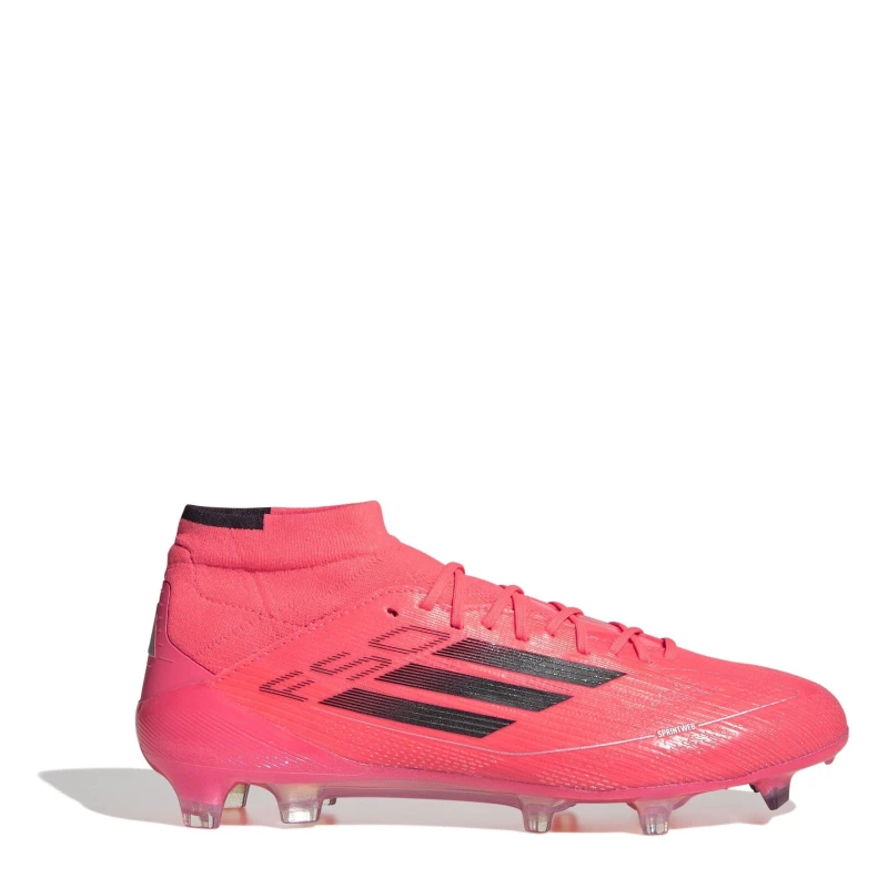 Image of adidas F50 Elite Mid-Cut Firm Ground Football Boots Womens Pink/Black female 3.5 (36)