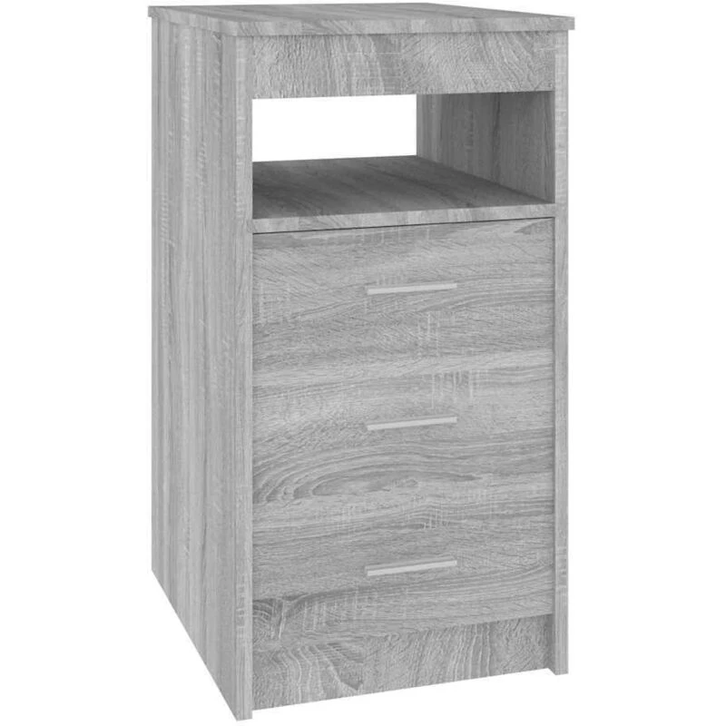 Image of VIDAXL Drawer Cabinet Grey Sonoma 40x50x76cm Engineered Wood Vidaxl 8720286931592