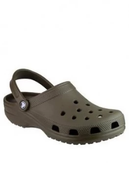 Image of Crocs Classic Clogs - Brown, Size 7, Men