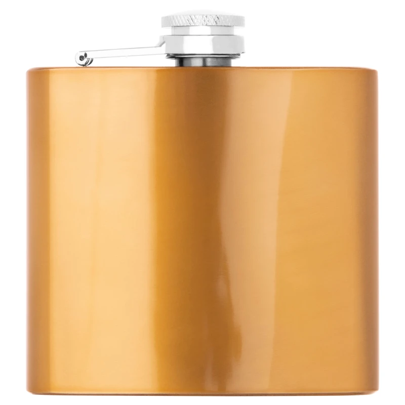 Image of Premier Housewares Auden 5Oz Gold Finish Hip Flask Gold