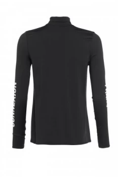 Image of French Connection Hollis Jersey Connexion Francaise T Shirt Black