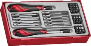 Image of Teng Tools Bits driver set 38 Pieces, Hexagon, Phillips, Slotted, Torx