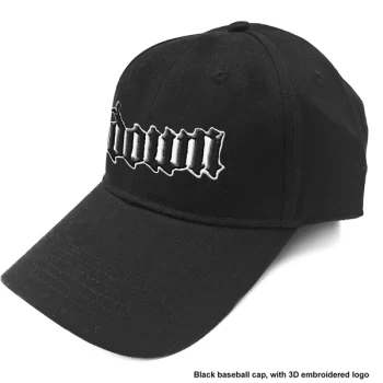 Image of Down - Logo Mens Baseball Cap - Black