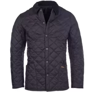 Image of Barbour Mens Heritage Liddesdale Quilted Jacket Black XXL