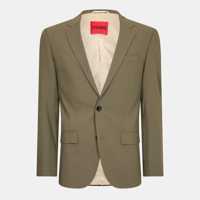 Image of Hugo Mens Formal Jacket Dark Beige male XS