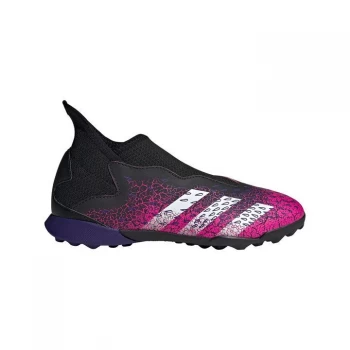 Image of adidas Predator Freak .3 Junior Laceless Astro Turf Trainers - Black/ShockPink