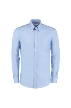 Image of Slim Fit Stretch Long Sleeve Oxford Shirt