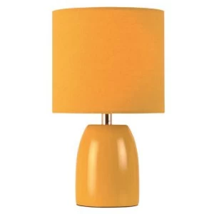 Image of Village At Home Opal Table Lamp - Ochre