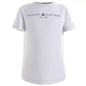 Image of Tommy Hilfiger KG0KG05242-YBR Girls Childrens T shirt in White years,5 years,6 years