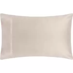 Image of Belledorm 450 Thread Count 100% Pima Cotton Housewife Pillow Case, Oyster