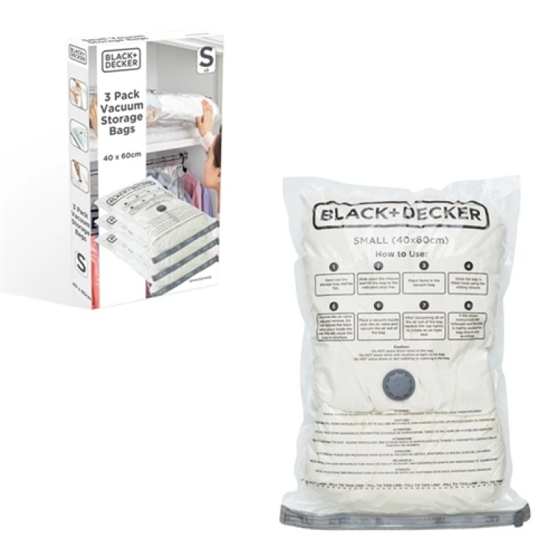Image of Black + Decker Vacuum Bag 3pk - Small