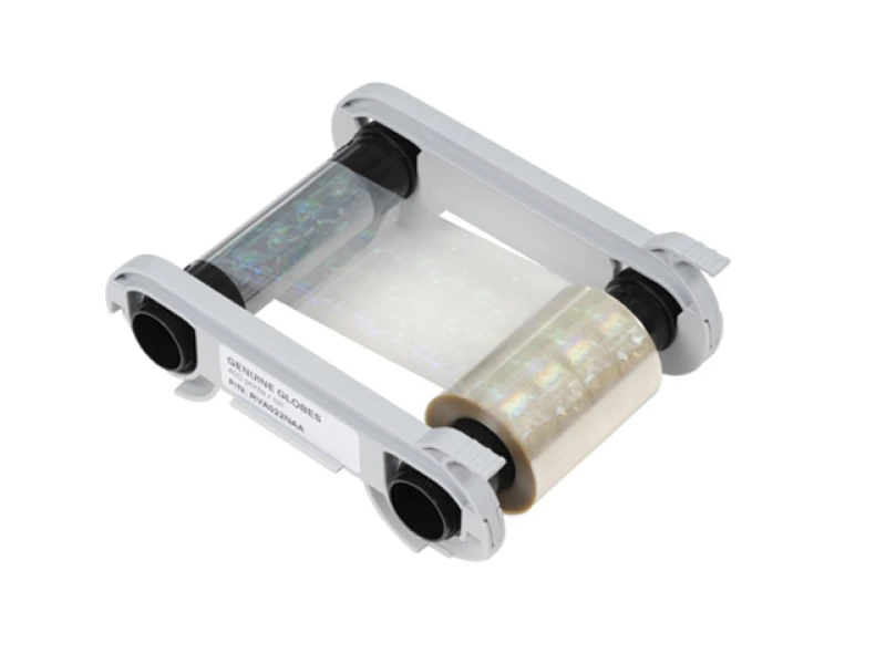 Image of Evolis RVA022NAA Thermal-transfer ribbon Transparent overlay. 400 page