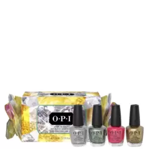 Image of OPI Jewel Be Bold Collection Nail Lacquer 4 Piece Mini Cracker