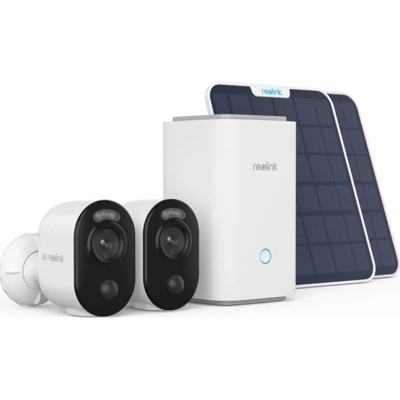 Image of Reolink Reolink BWS4KC01SP128-2 4K Argus 3 Ultra WiFi Battery Cam 2pk + Hub + 128GB